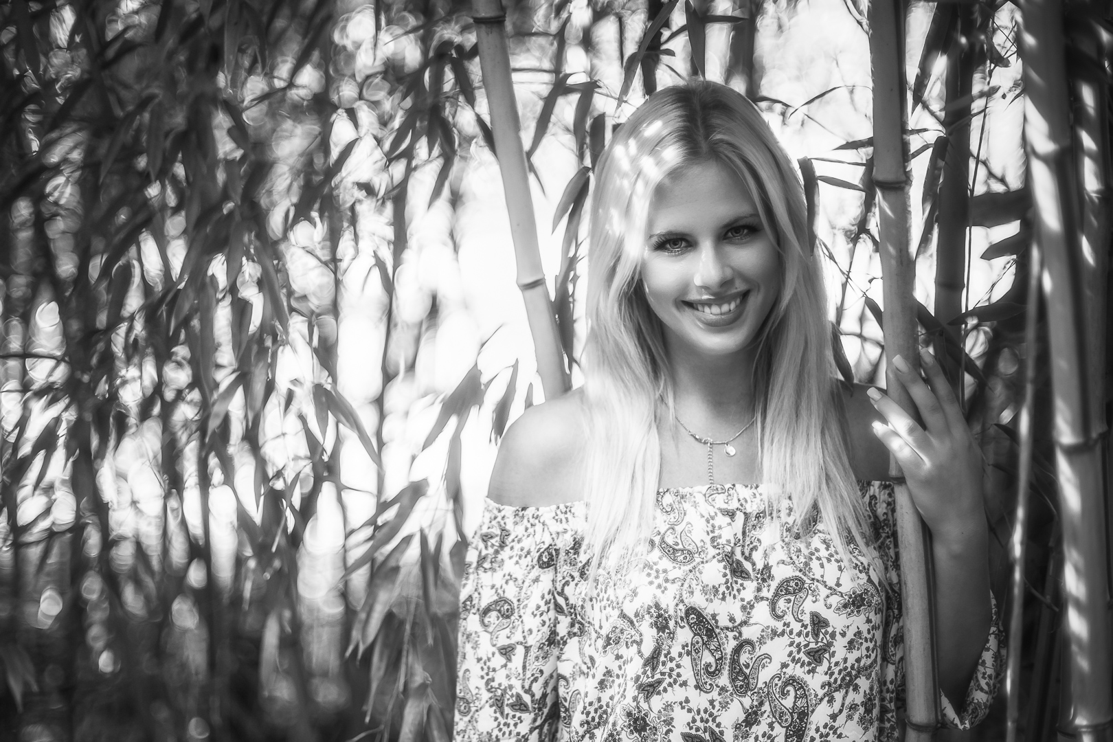 One of the most difficult genres in photography is the art of portraits. I have started my new journey and hope that I can develop the inner eye during the travel. I hope you like it.

Title: Let it be light in the bamboo garden...
Series: Streetfashion portrait in B&W
Model: @katha_bre91

In my new feed I want to share portraits, wedding, baptism, pair, family and street fashion shootings.

My other two accounts focus more on nature and cities (@dont_fade_away_photography) or on cosplay photography (@dont_fade_away_photography_cos)